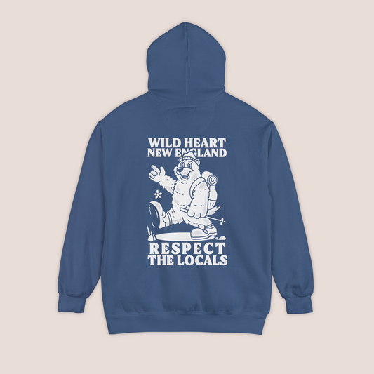 Respect the Locals - Unisex hoodie - Navy