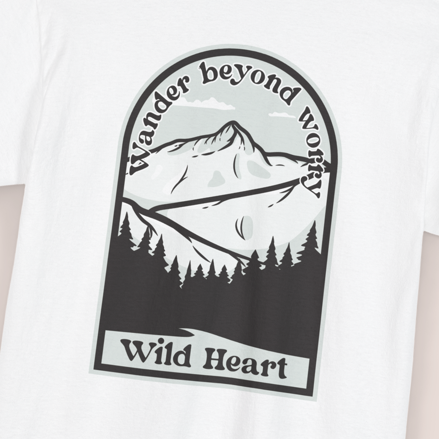 Wander Beyond Worry - Unisex graphic tee